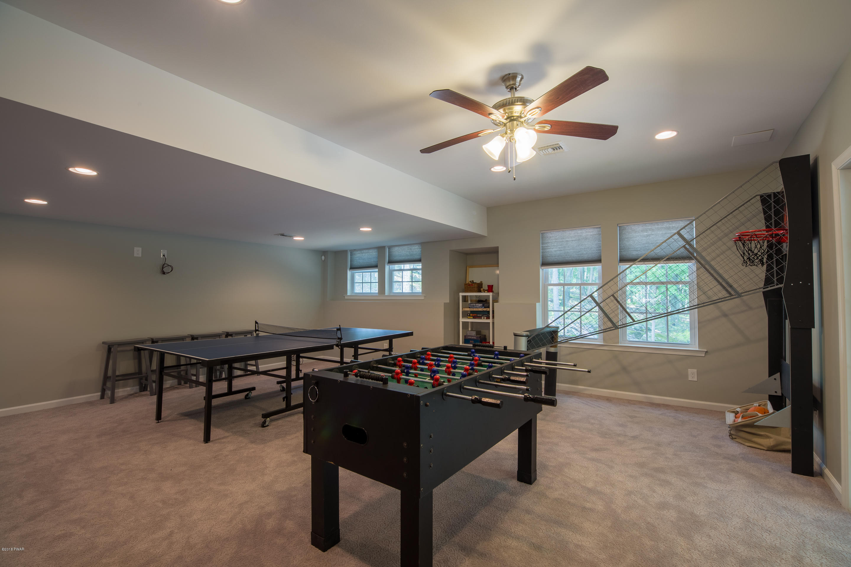 136 Perch Road Lackawaxen, PA 18435 - Photo 42 of 53 Basement Gameroom