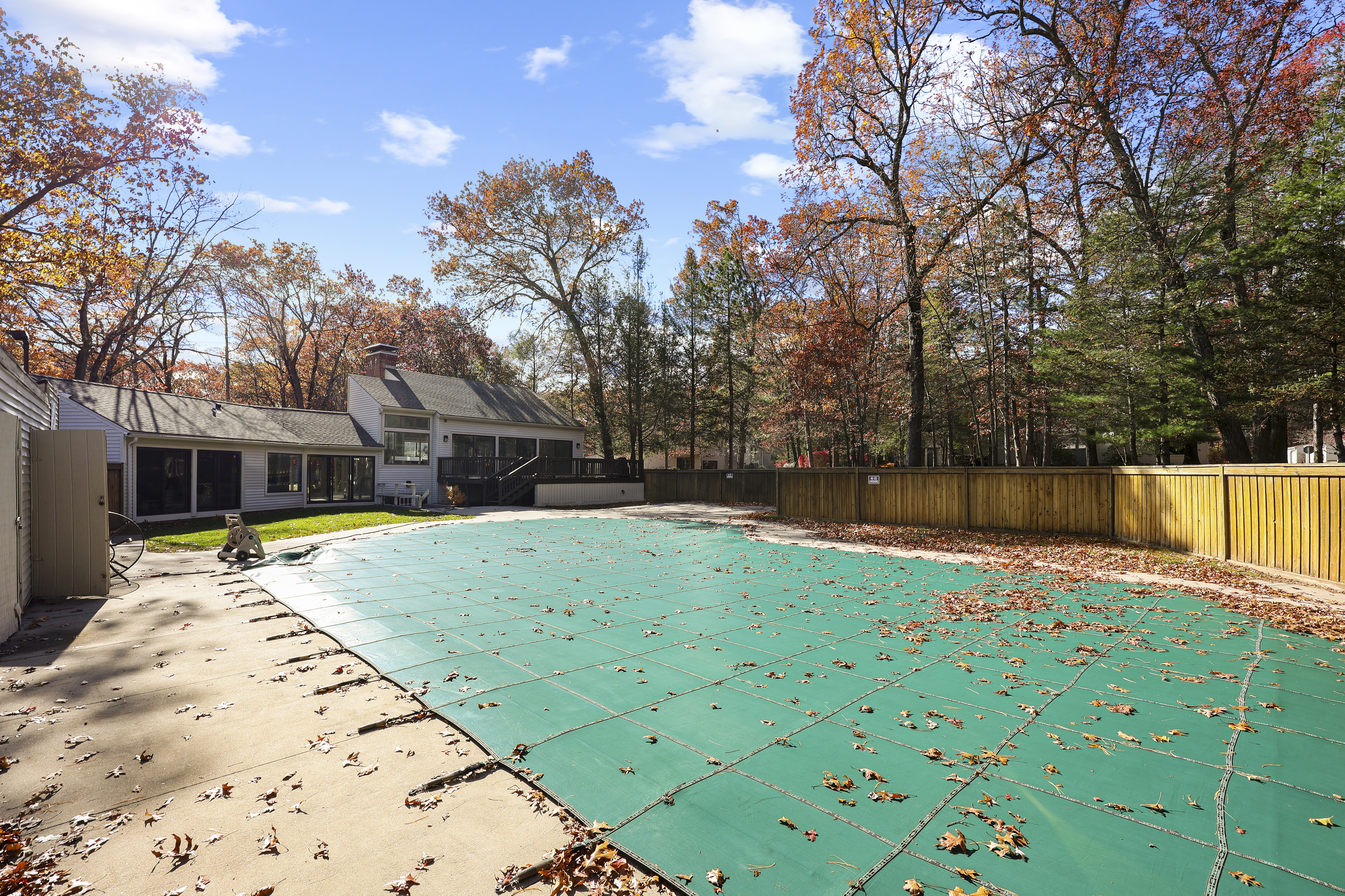 27 Farmington Chase Crescent Farmington, CT 06032 - Photo 31 of 39 a view of backyard with swimming pool