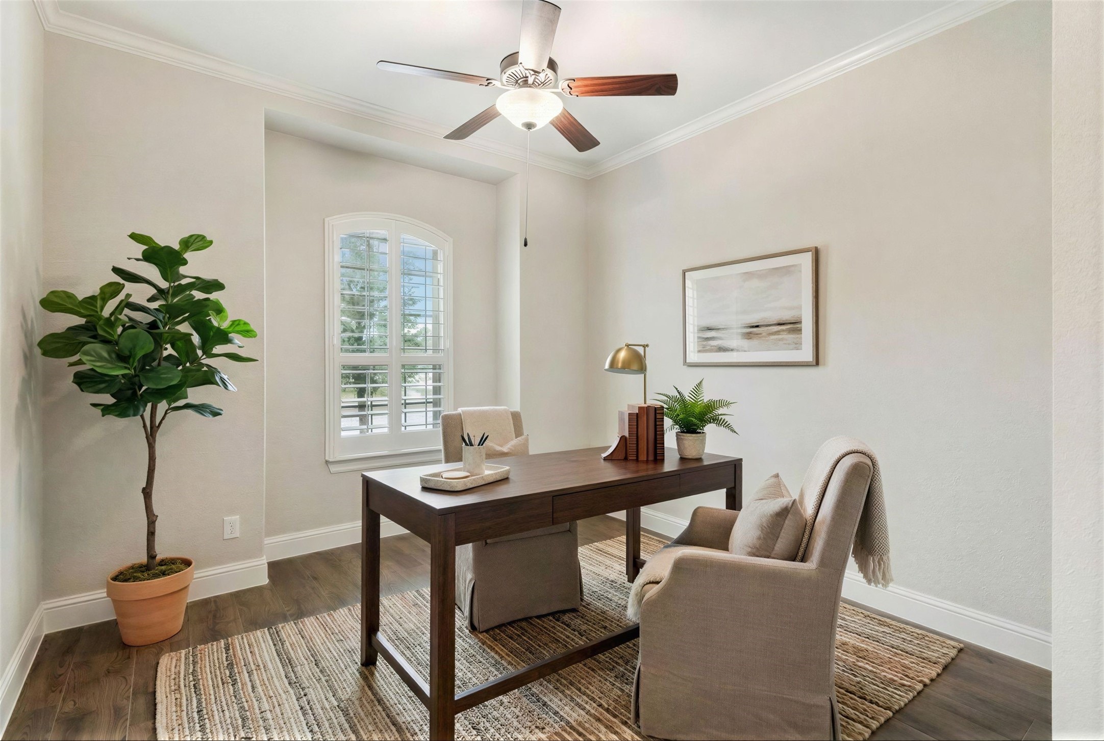 15519 Patten Forest Drive Cypress, TX 77429 - Photo 15 of 46 a view of a workspace with furniture and a potted plant