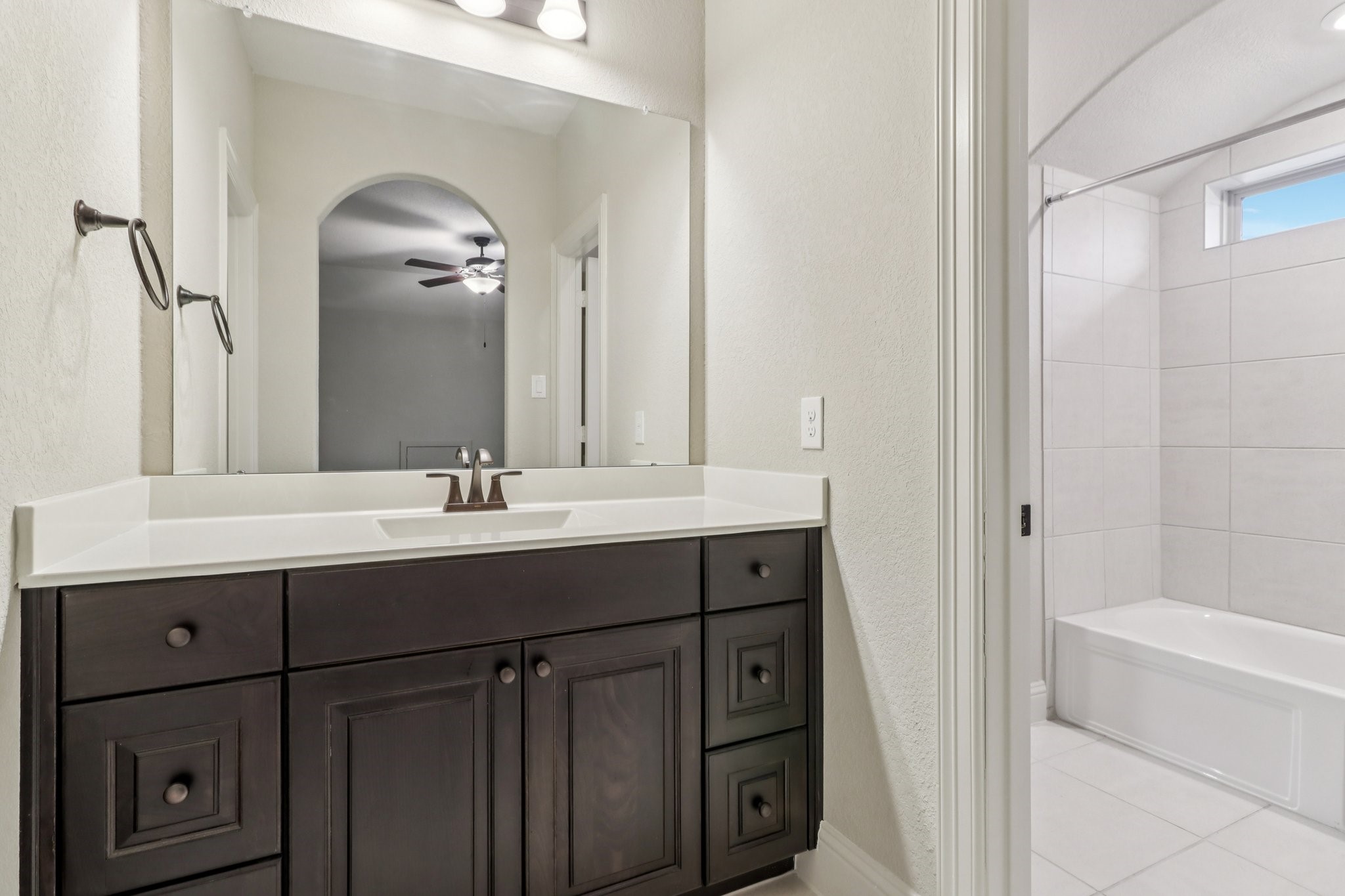 15519 Patten Forest Drive Cypress, TX 77429 - Photo 35 of 46 a bathroom with a double vanity sink a toilet and shower