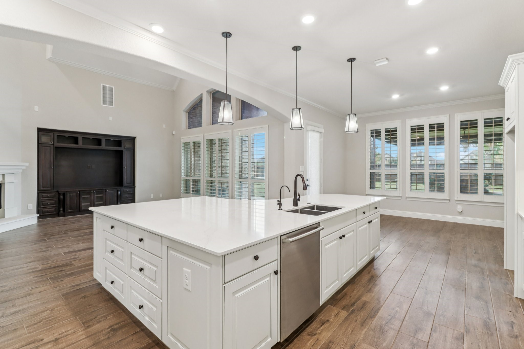 15519 Patten Forest Drive Cypress, TX 77429 - Photo 10 of 46 a large white kitchen with a large window