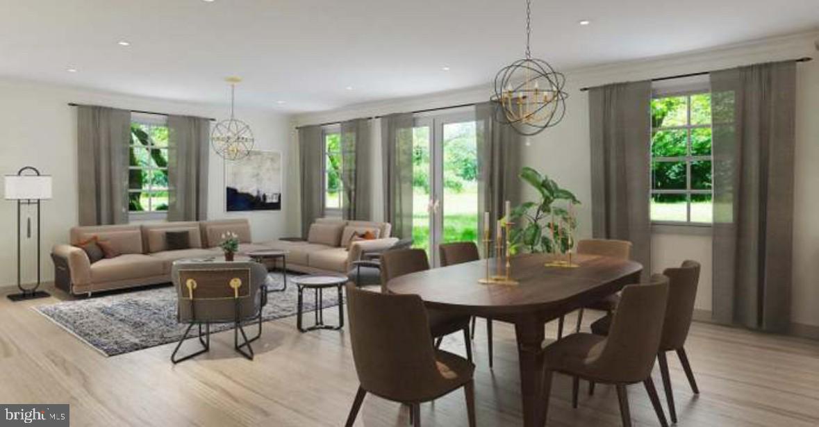 8317 Maplewood Drive Manassas, VA 20111 - Photo 9 of 11 a view of a dining room with furniture window and outside view