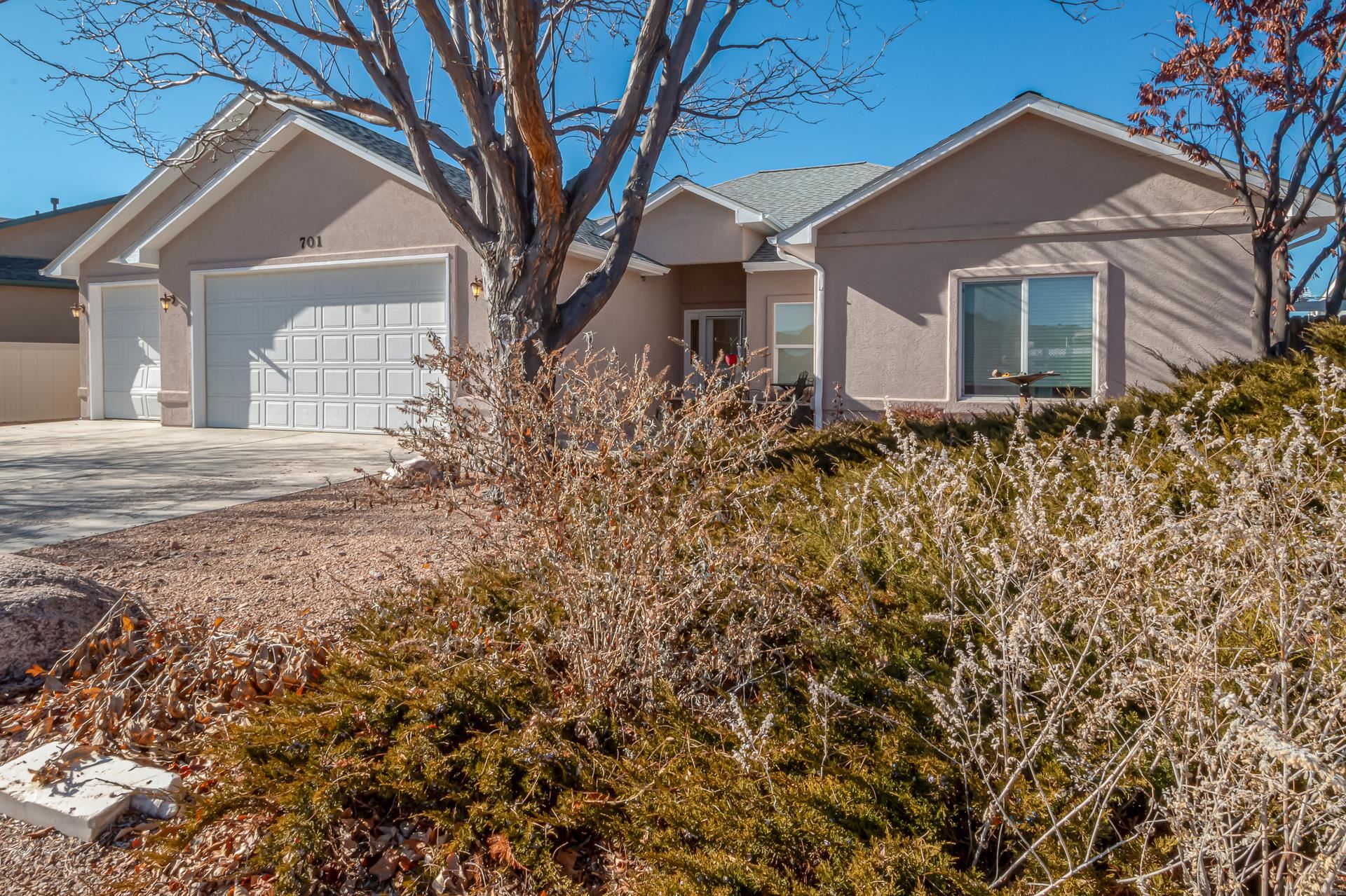 701 Amethyst Drive Fruita, CO 81521 - Photo 3 of 39 a front view of a house with garden