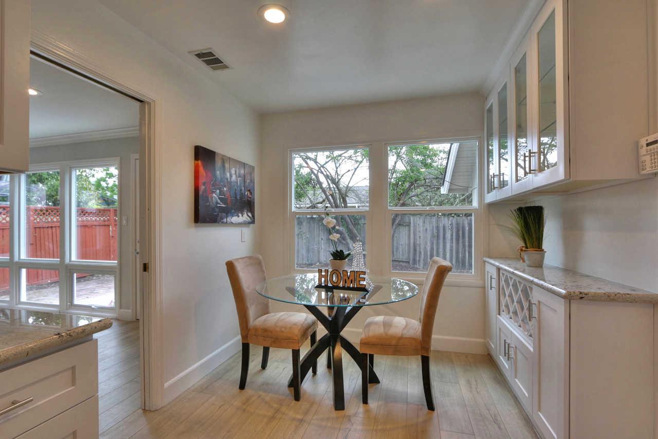 1350 Phyllis Avenue Mountain View, CA 94040 - Photo 4 of 27 a view of a dining room with furniture window and outside view