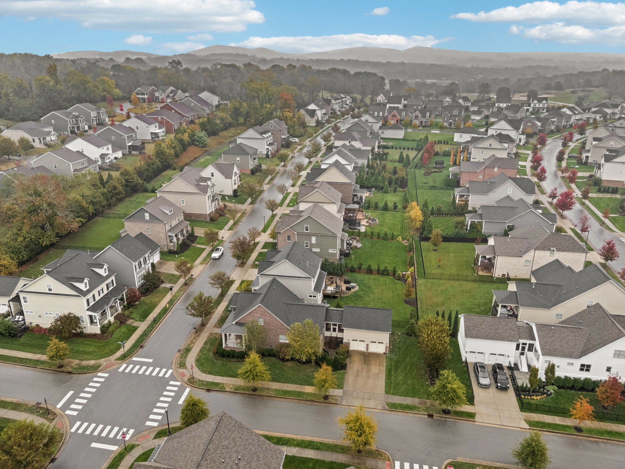 2000 Nolencrest Drive Franklin, TN 37067 - Photo 47 of 52 an aerial view of a city with lots of residential buildings