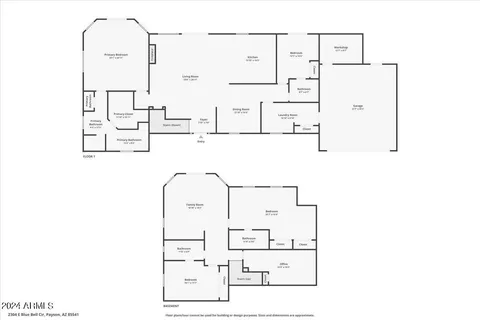 $1,285,000 | 2304 East Blue Bell Circle, Payson, AZ 85541