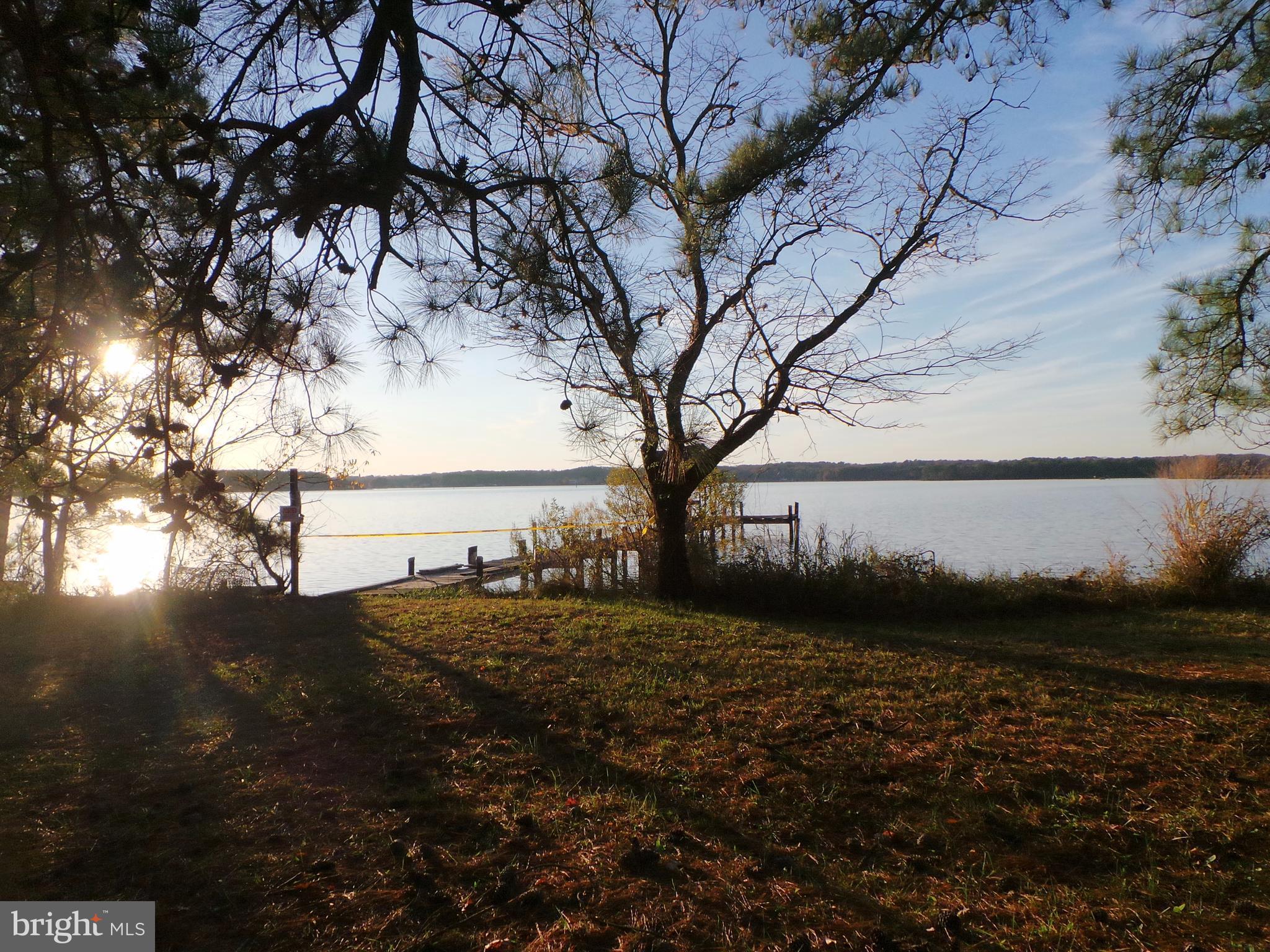 16641 St Jeromes Neck Road Dameron, MD 20628 - Photo 2 of 16 View showing the level lot leading to the pier
