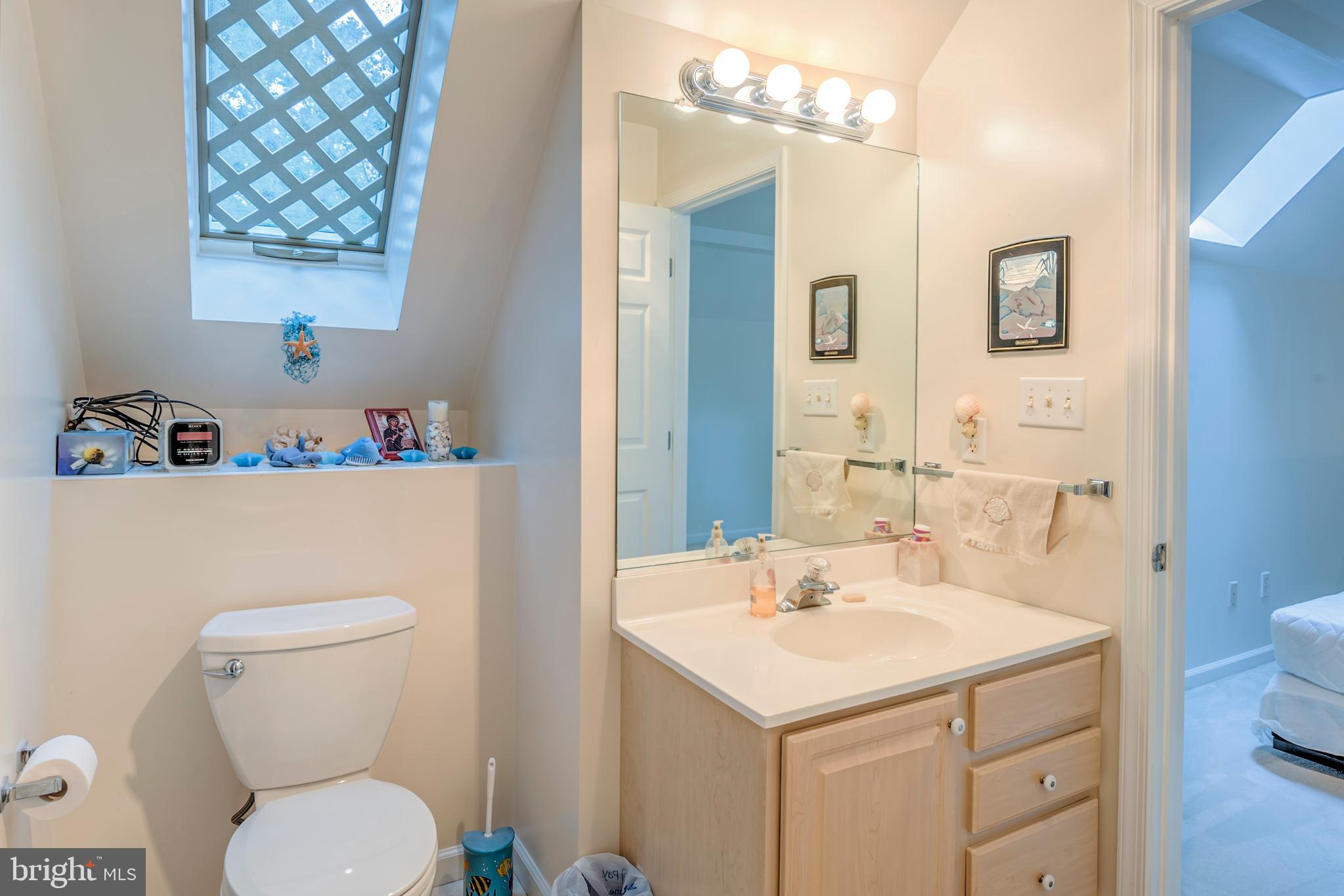 57 Sandyhook Road Ocean Pines, MD 21811 - Photo 30 of 52 Bathroom #3 on 2nd floor with skylight