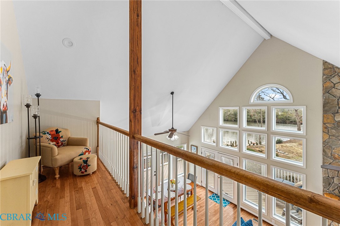 4775 Stormont Road Hartfield, VA 23071 - Photo 39 of 45 Hallway featuring light wood finished floors