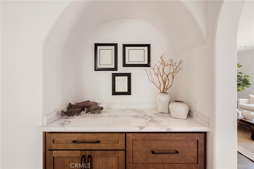 26868 Canyon End Road Canyon Country, CA 91387 - Photo 17 of 41 a bathroom with a granite countertop sink and a mirror