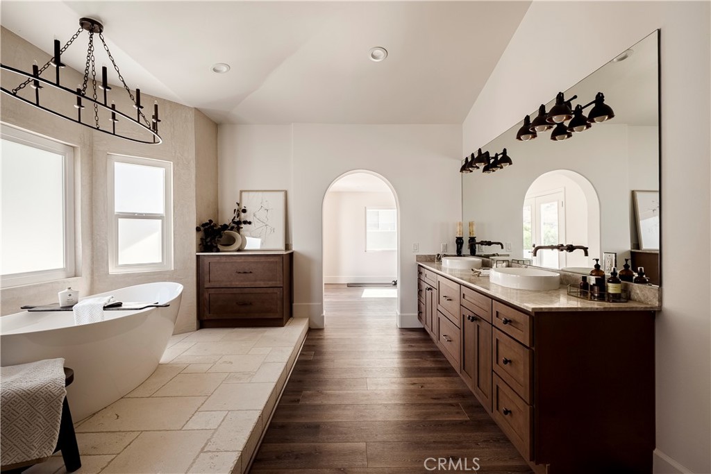 26868 Canyon End Road Canyon Country, CA 91387 - Photo 23 of 41 a large kitchen with a stove and a sink
