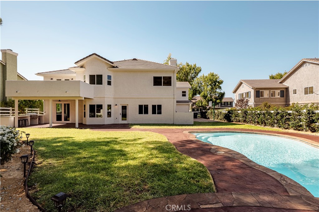 26868 Canyon End Road Canyon Country, CA 91387 - Photo 39 of 41 a front view of a house with swimming pool