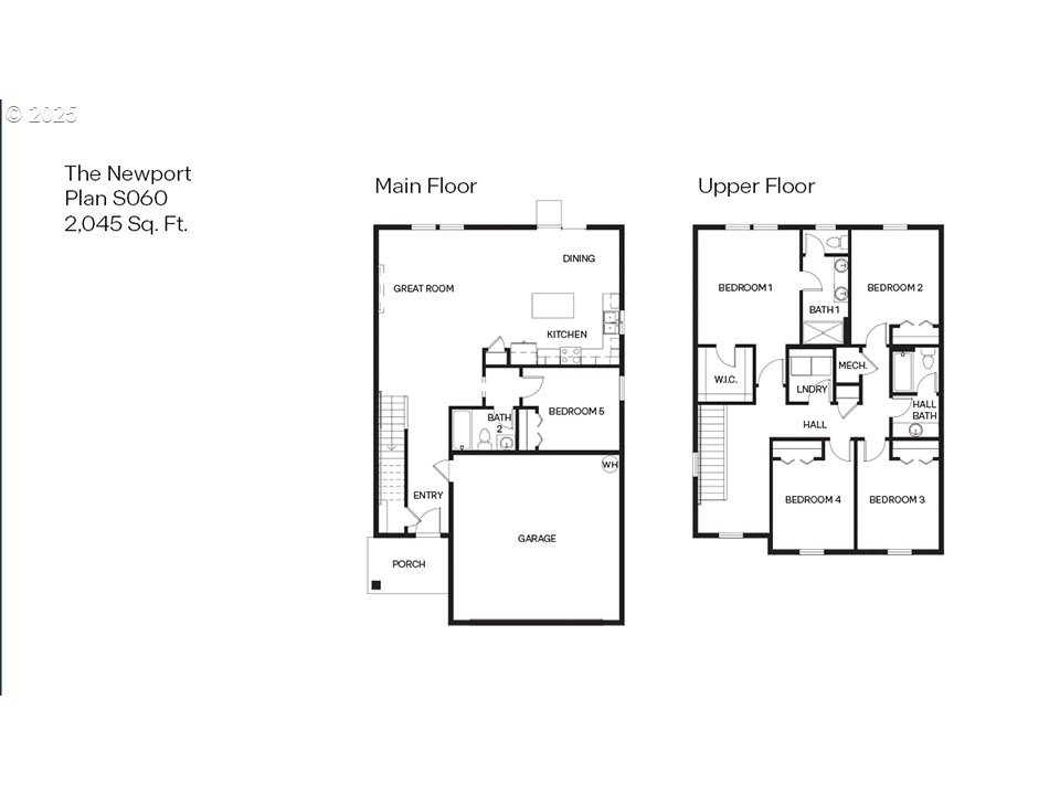 9355 Southeast Crystal Rose Street Happy Valley, OR 97086 - Photo 27 of 27 a picture of a floor plan