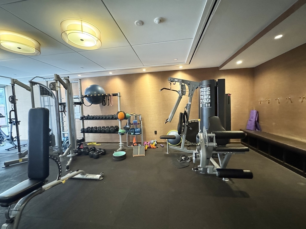 32 Traveler Street, Unit 609 Boston, MA 02118 - Photo 26 of 26 a view of a room with gym equipment