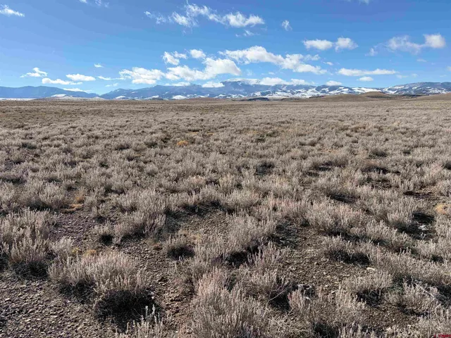 a view of city and mountain