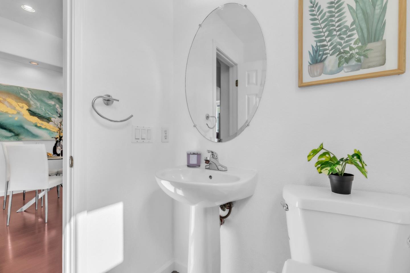 845 Fire Walk Milpitas, CA 95035 - Photo 16 of 40 a bathroom with a sink mirror and vanity