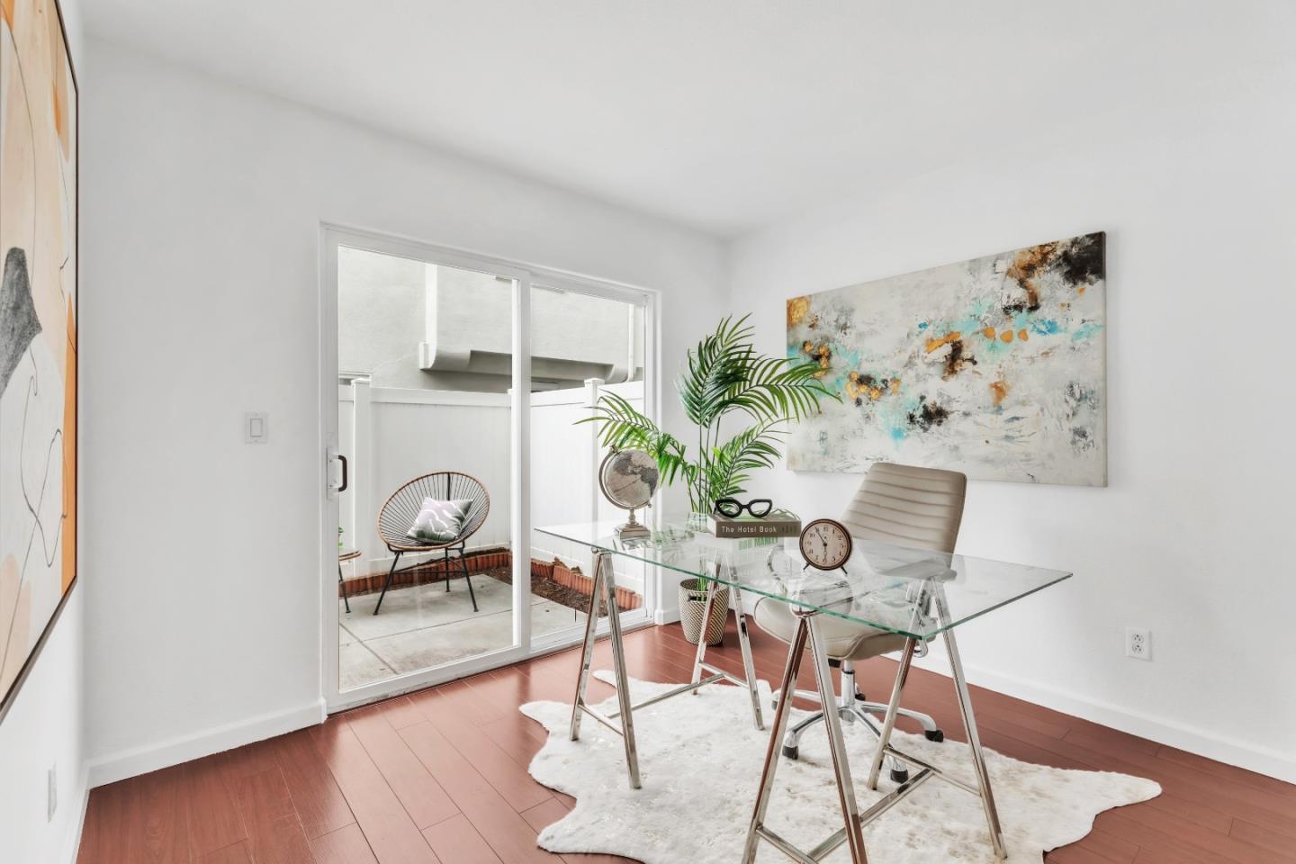 845 Fire Walk Milpitas, CA 95035 - Photo 28 of 40 a workspace room with furniture and wooden floor