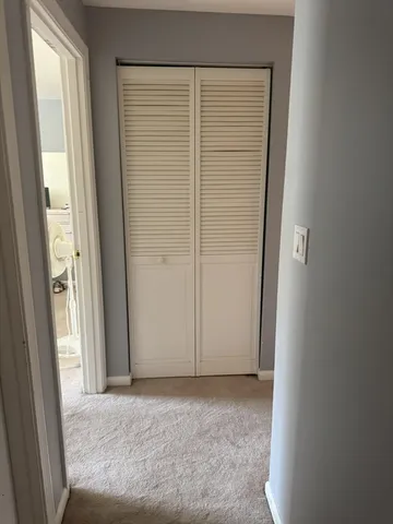 an empty room with window