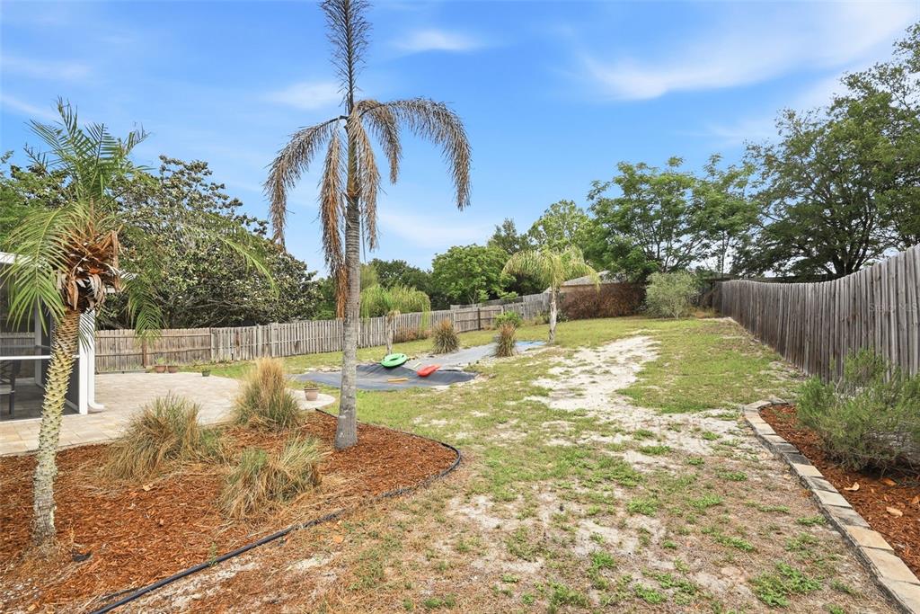 10618 Lake Ralph Drive Clermont, FL 34711 - Photo 25 of 26 a backyard of a house with table and chairs
