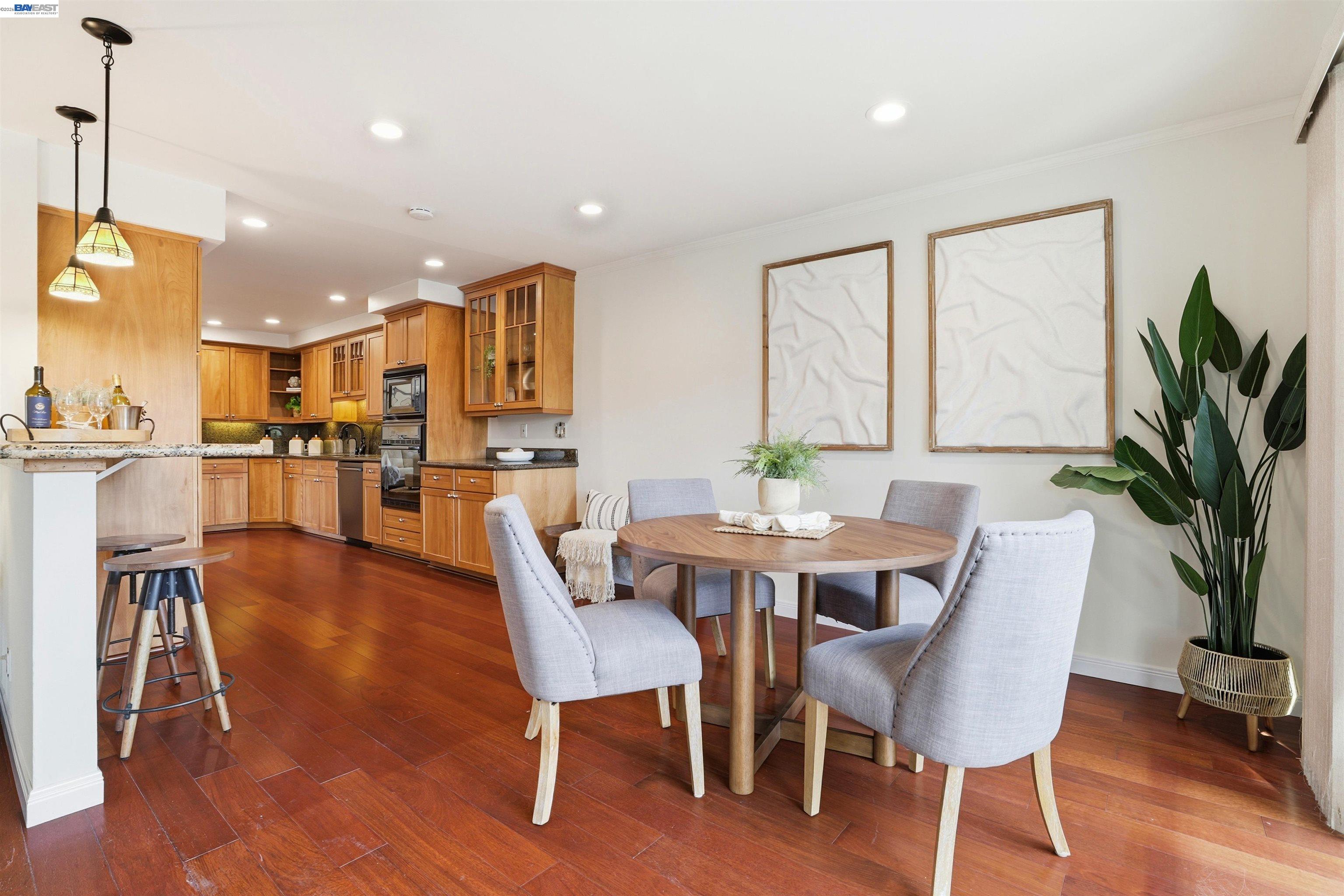 5136 Ramsgate Drive Newark, CA 94560 - Photo 18 of 59 a view of a dining room with furniture window and wooden floor