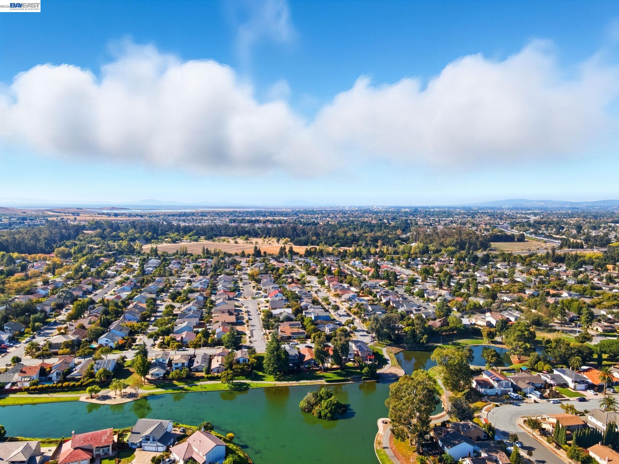 5136 Ramsgate Drive Newark, CA 94560 - Photo 46 of 59 an aerial view of a city with lots of residential buildings in ocean