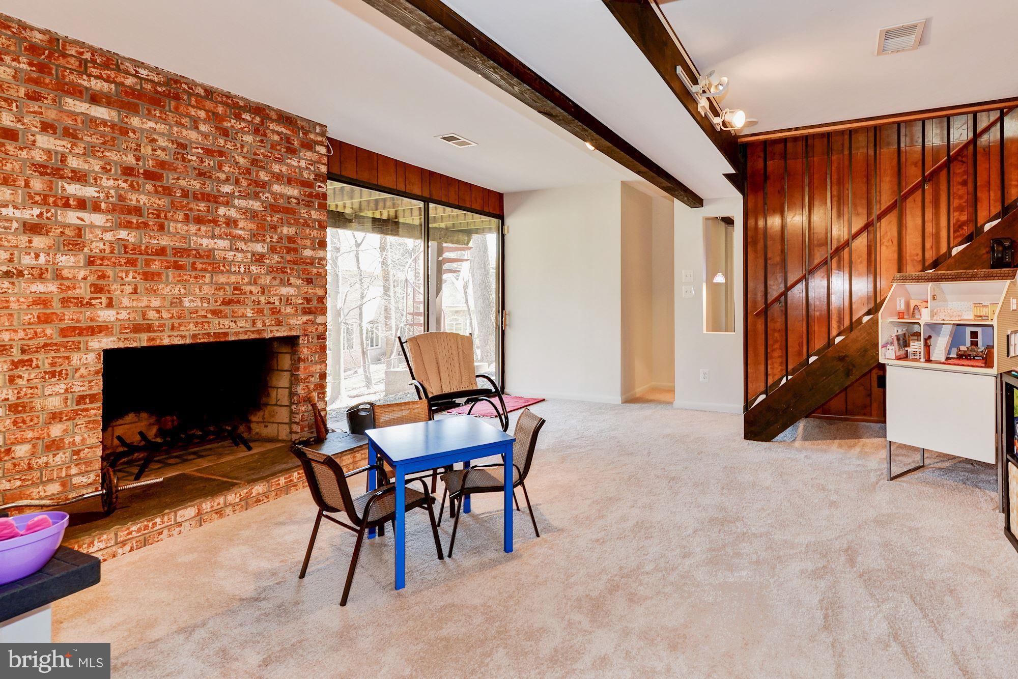 981 Saigon Road McLean, VA 22102 - Photo 36 of 46 Recreation Room with fireplace