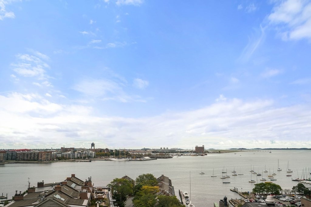 350 North Street, Unit 400 Boston, MA 02113 - Photo 19 of 24 a view of a lake with houses in the back