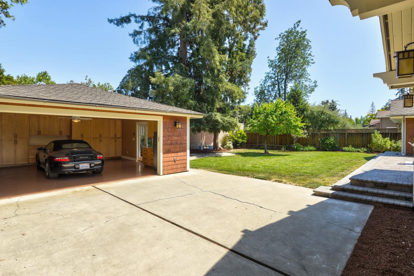 1035 Rilma Lane Los Altos, CA 94022 - Photo 34 of 41 a view of a car parked in the yard
