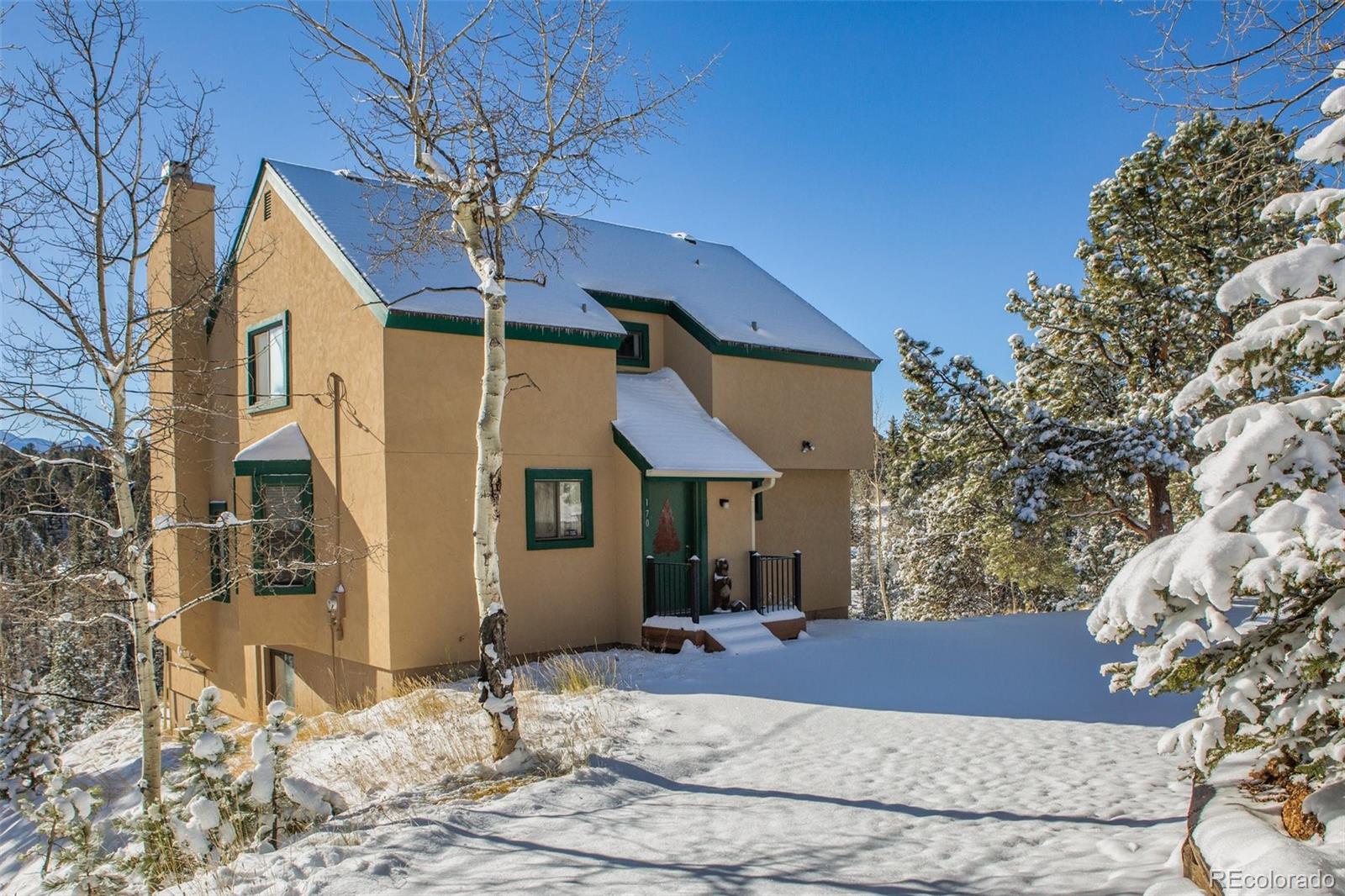 170 Ridge Road Divide, CO 80814 - Photo 2 of 50 a front view of a house