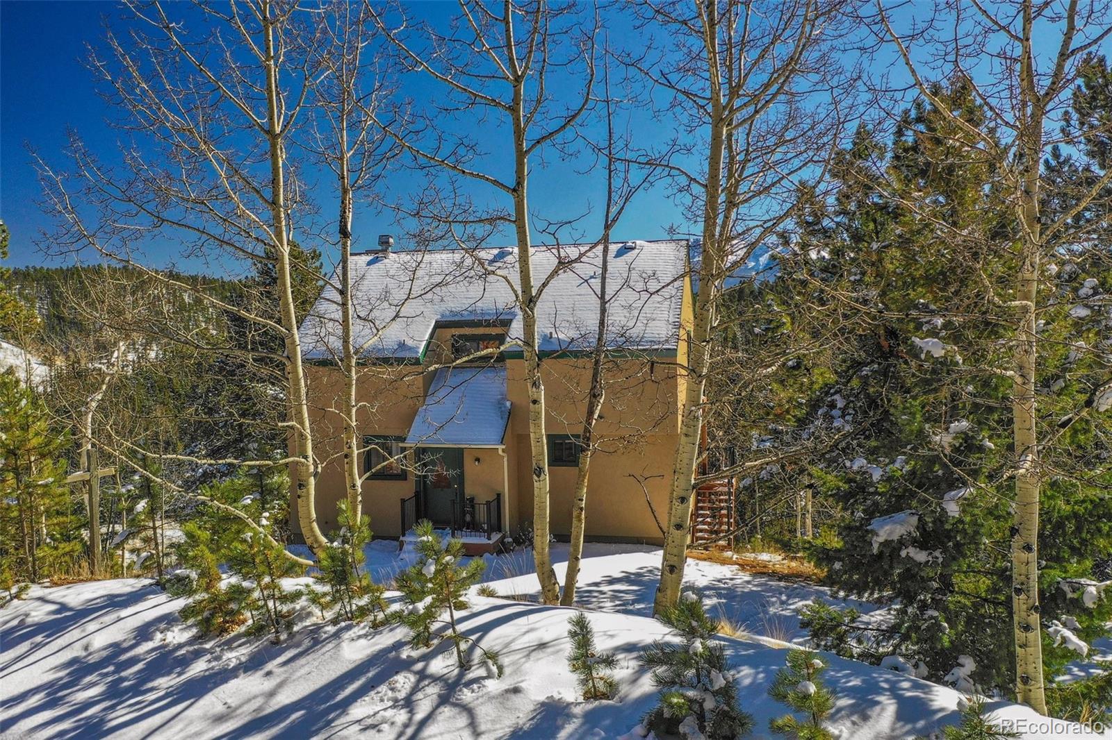 170 Ridge Road Divide, CO 80814 - Photo 4 of 50 a view of a house with a yard
