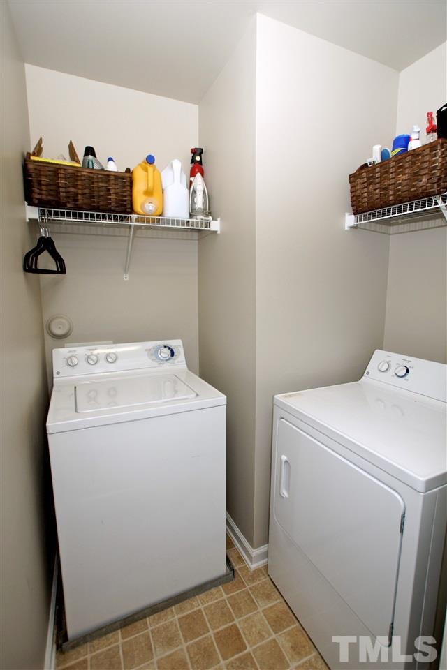 2161 Metacomet Way Raleigh, NC 27604 - Photo 19 of 21 a utility room with dryer and washer