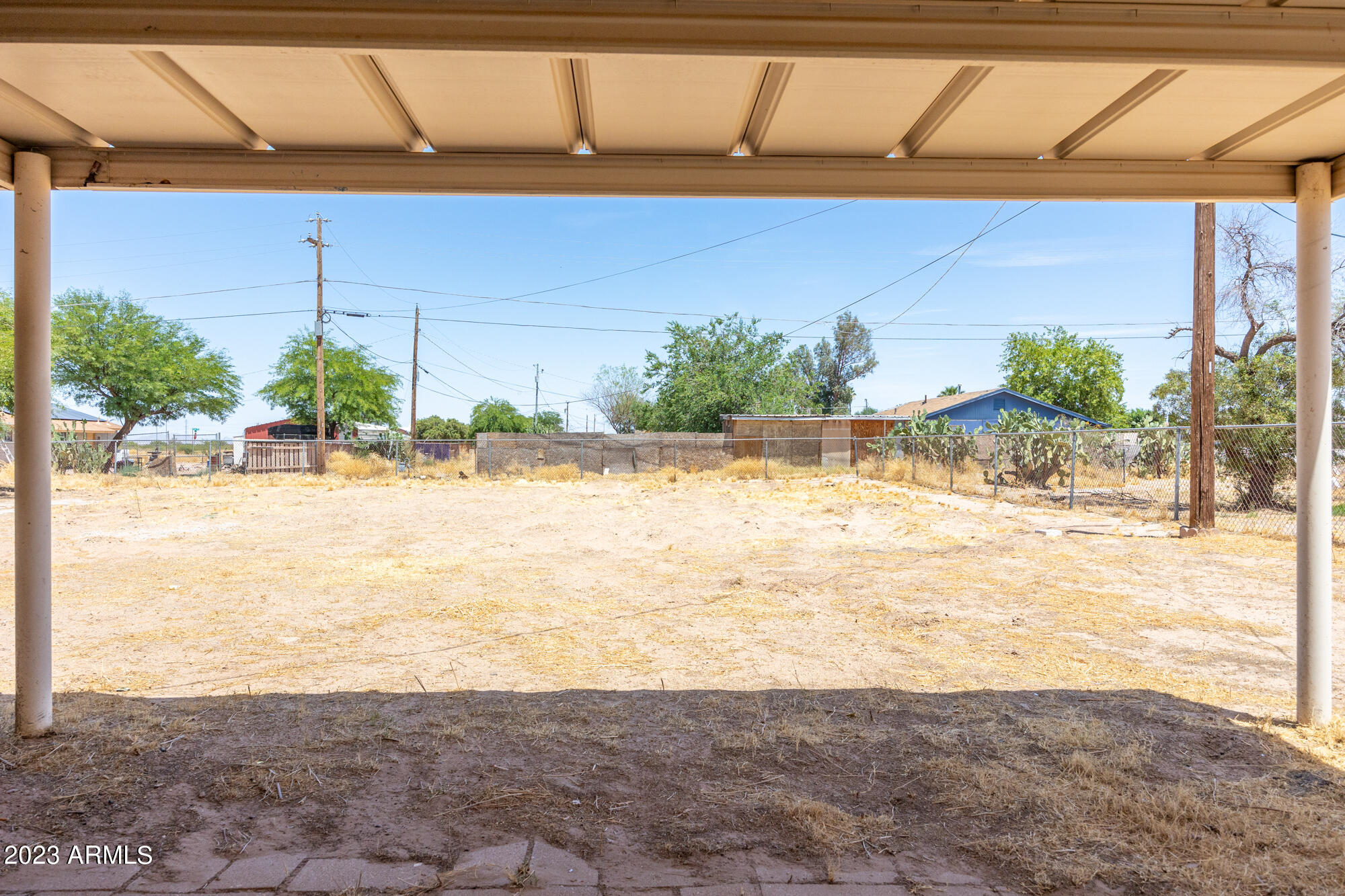 521 North Stanfield Road Stanfield, AZ 85172 - Photo 18 of 23 Back Patio View