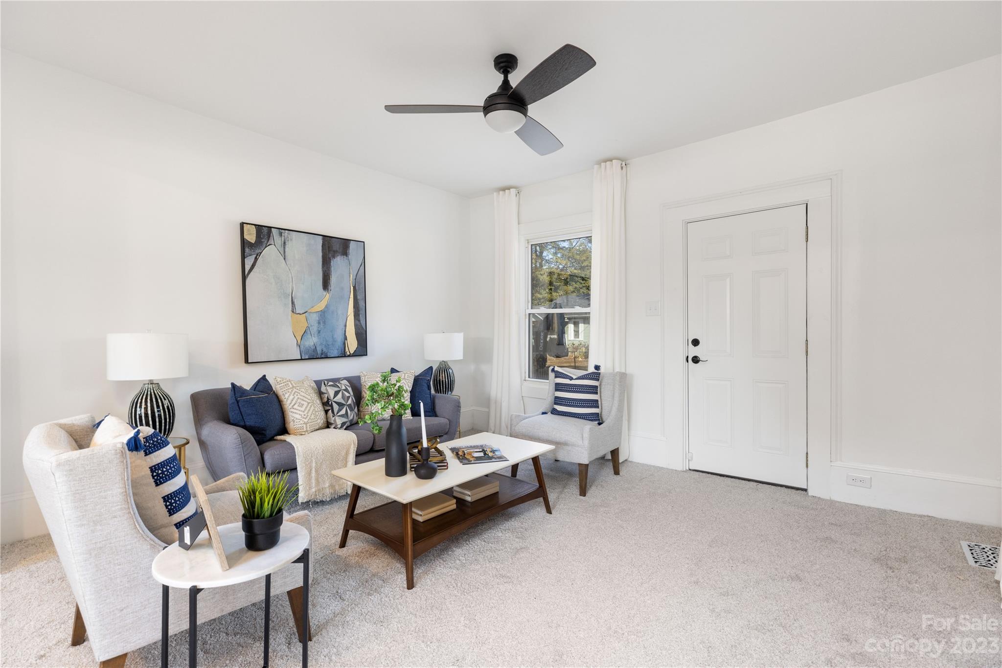 201 Hicks Circle Mount Holly, NC 28120 - Photo 5 of 23 a living room with furniture and a window