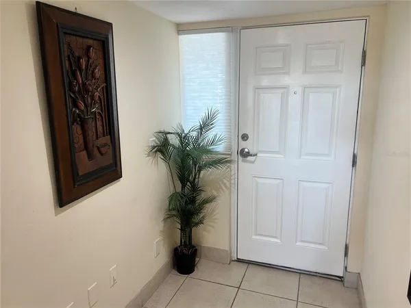 a potted plant sitting in a bathroom next to a window