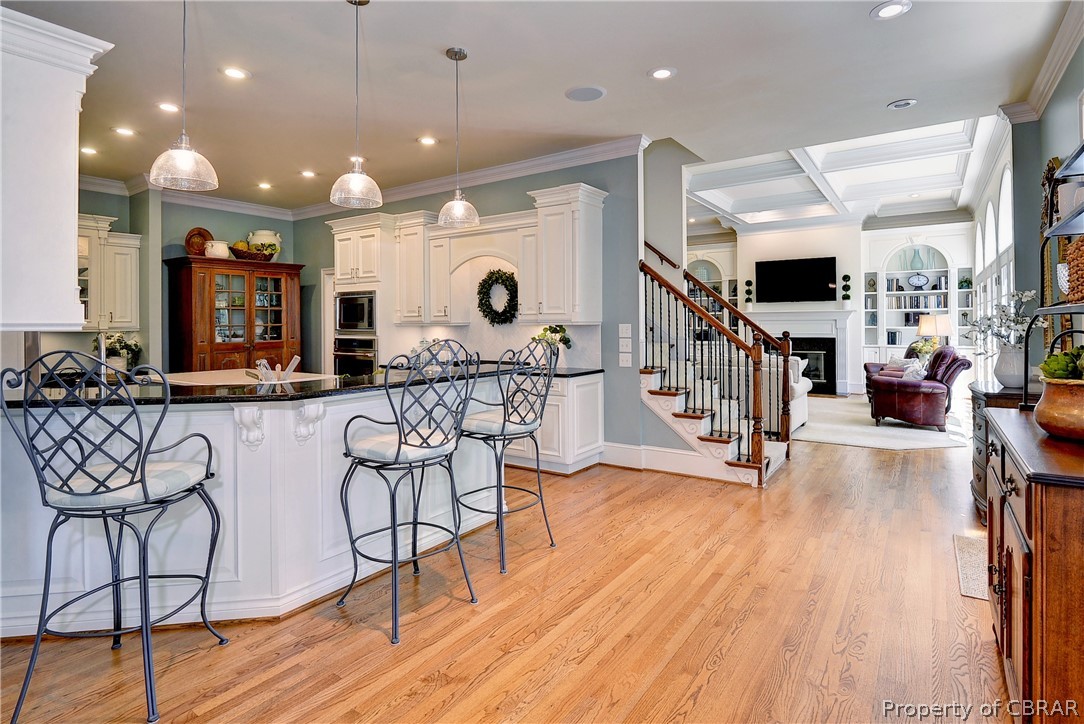 1632 River Ridge Williamsburg, VA 23185 - Photo 12 of 49 a view of a dining room with furniture and wooden floor