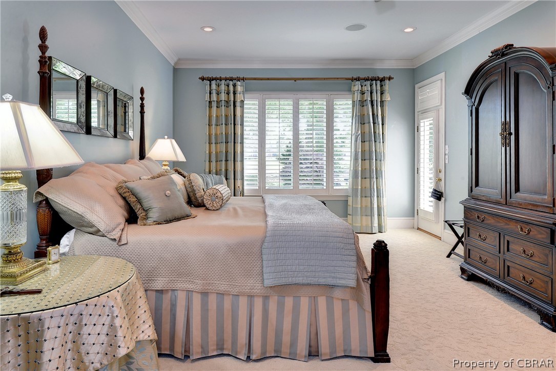 1632 River Ridge Williamsburg, VA 23185 - Photo 23 of 49 a bedroom with a bed and wooden floor