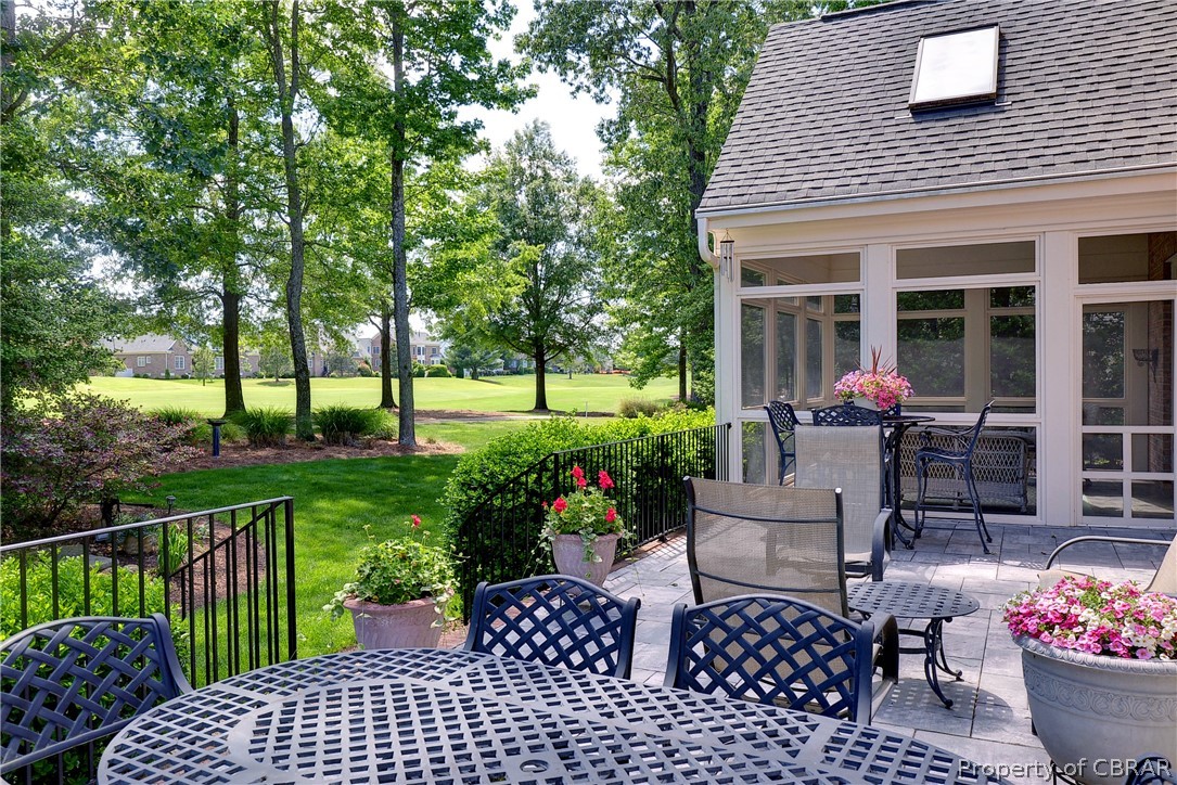 1632 River Ridge Williamsburg, VA 23185 - Photo 3 of 49 a view of a chairs and table in the patio