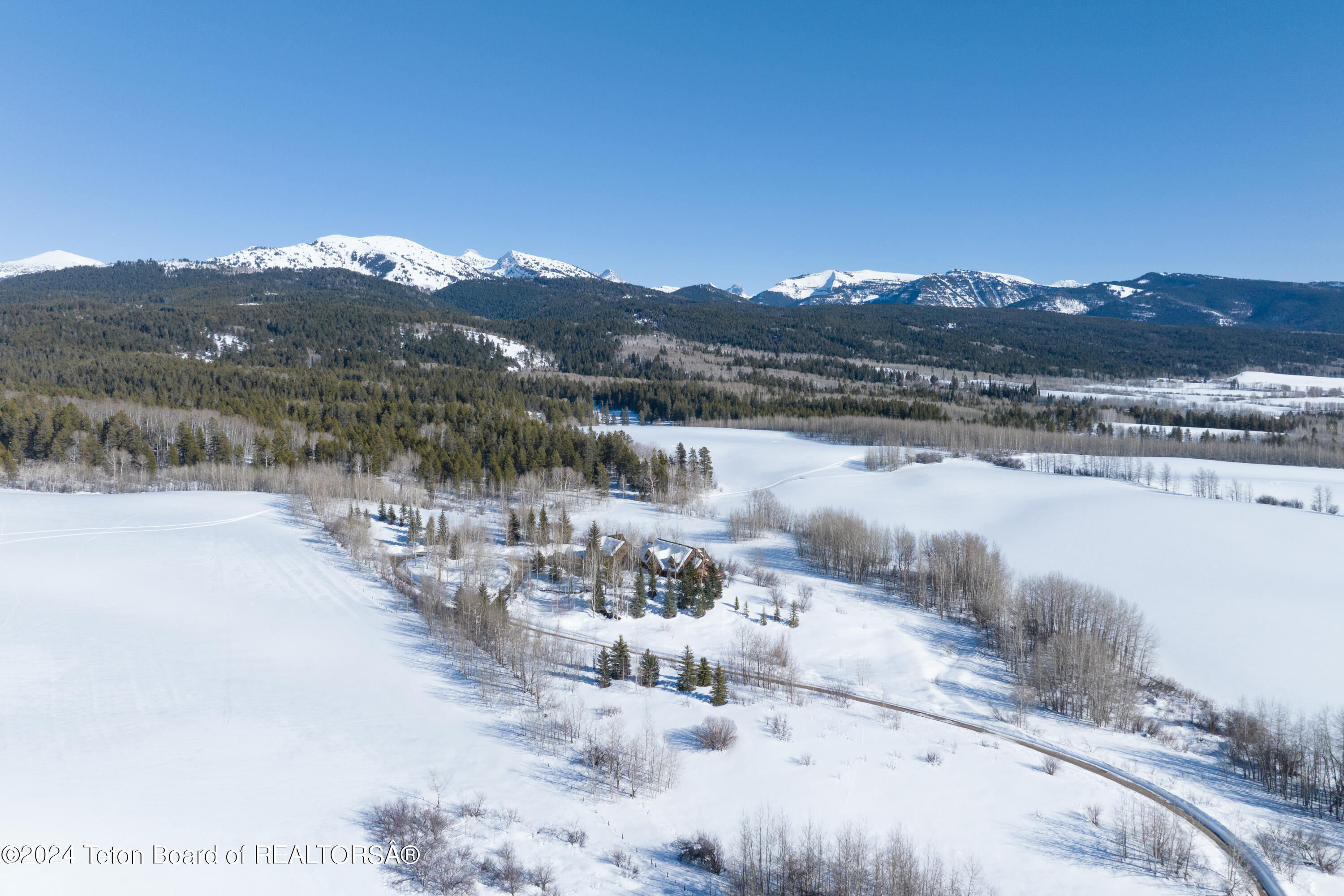 5 Blair Road Alta, WY 83414 - Photo 56 of 91 Winter Aerial 2