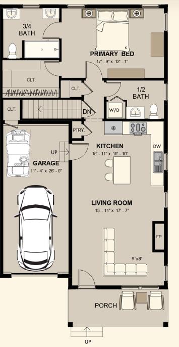 8 Daybreak Lane, Unit 8 Windham, ME 04062 - Photo 15 of 15 Portland Right Floorplan