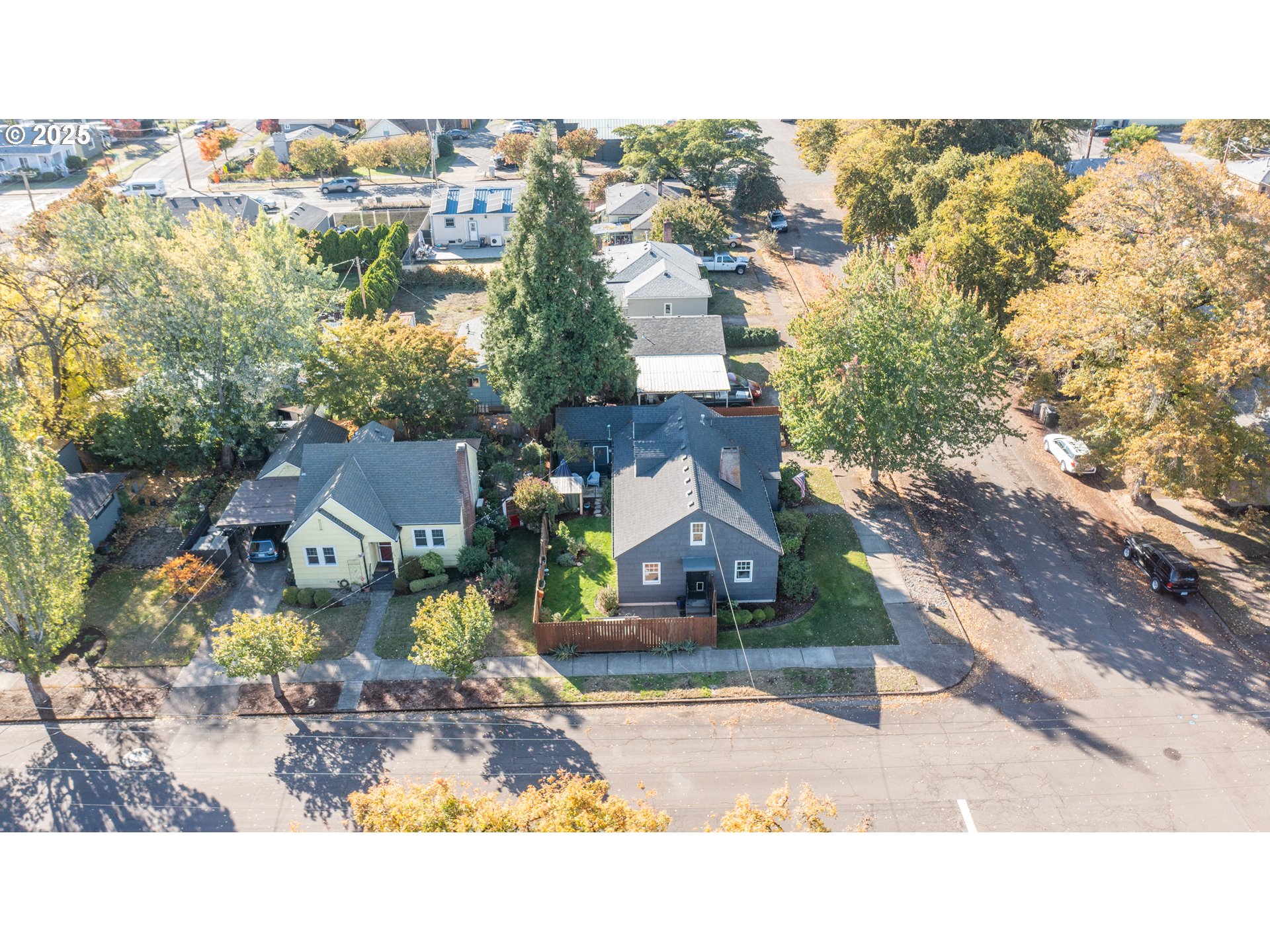 906 Southwest 11th Avenue Albany, OR 97321 - Photo 6 of 48 an aerial view of residential houses with outdoor space
