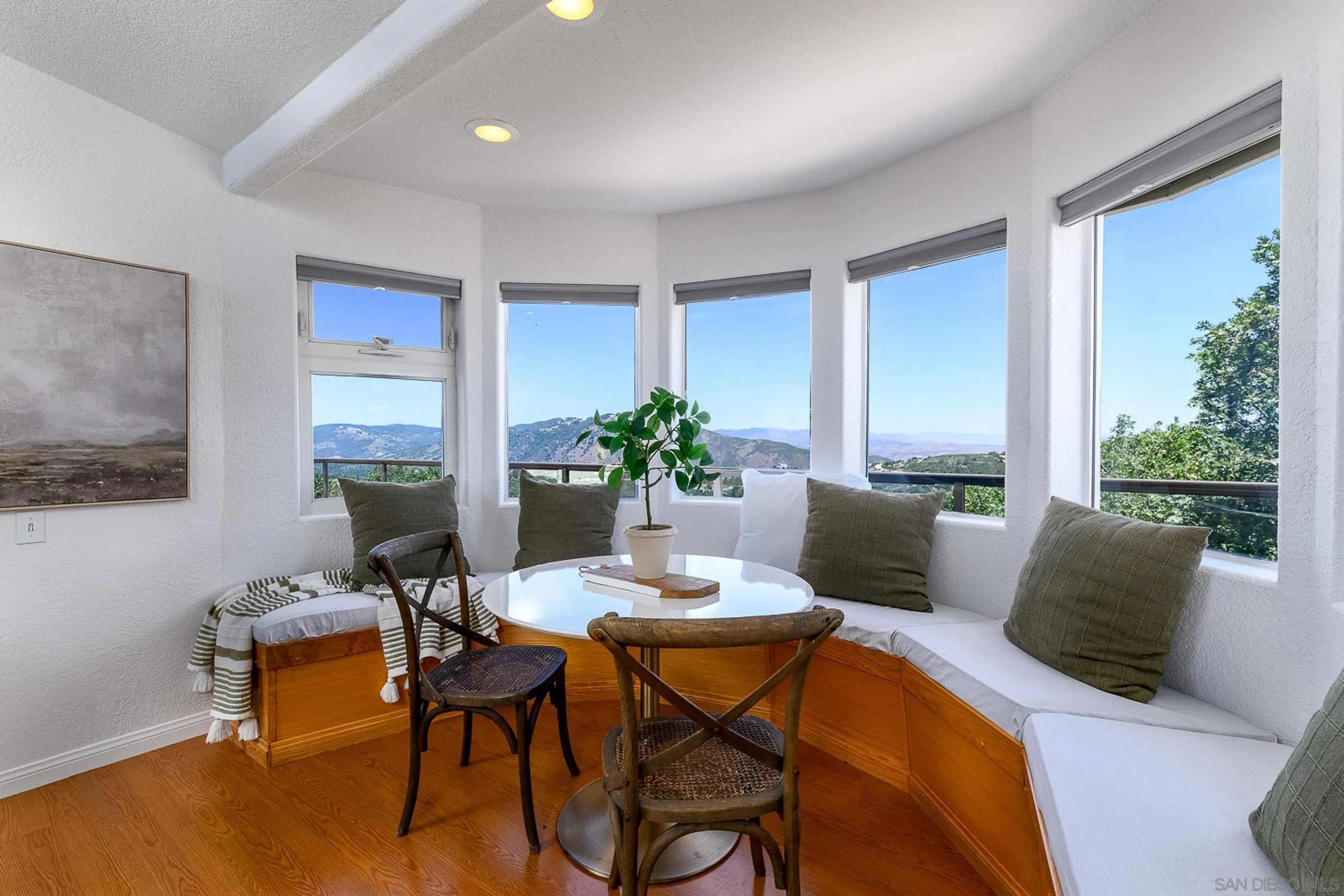 1577 Oak Land Road Julian, CA 92036 - Photo 4 of 73 Dining Room Nook - with views of Volcan Mountain