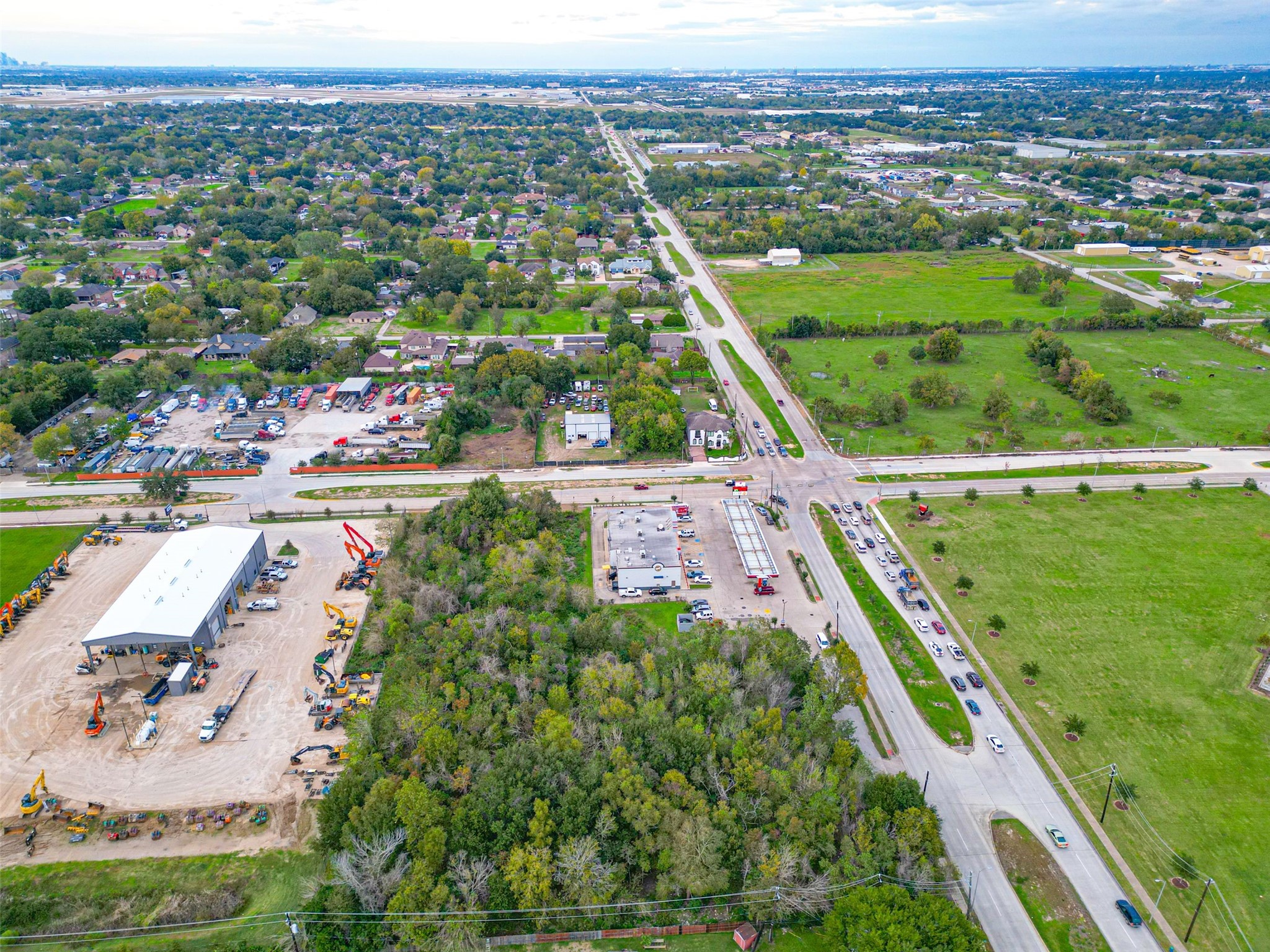 8420 Fuqua Street Houston, TX 77075 - Photo 15 of 17 an aerial view of residential houses with outdoor space and street view