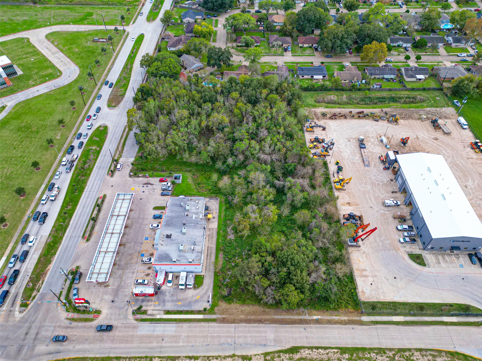 8420 Fuqua Street Houston, TX 77075 - Photo 16 of 17 an aerial view of a city