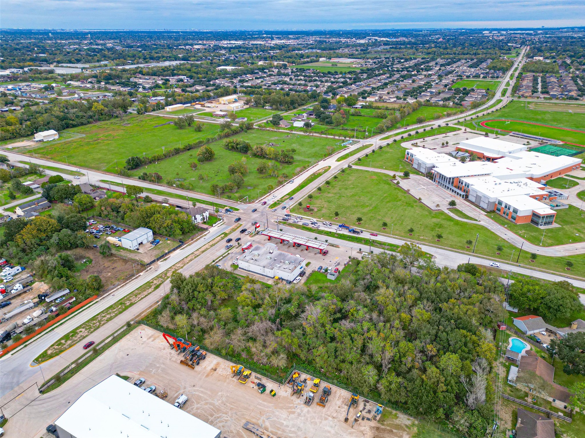 8420 Fuqua Street Houston, TX 77075 - Photo 2 of 17 an aerial view of a city