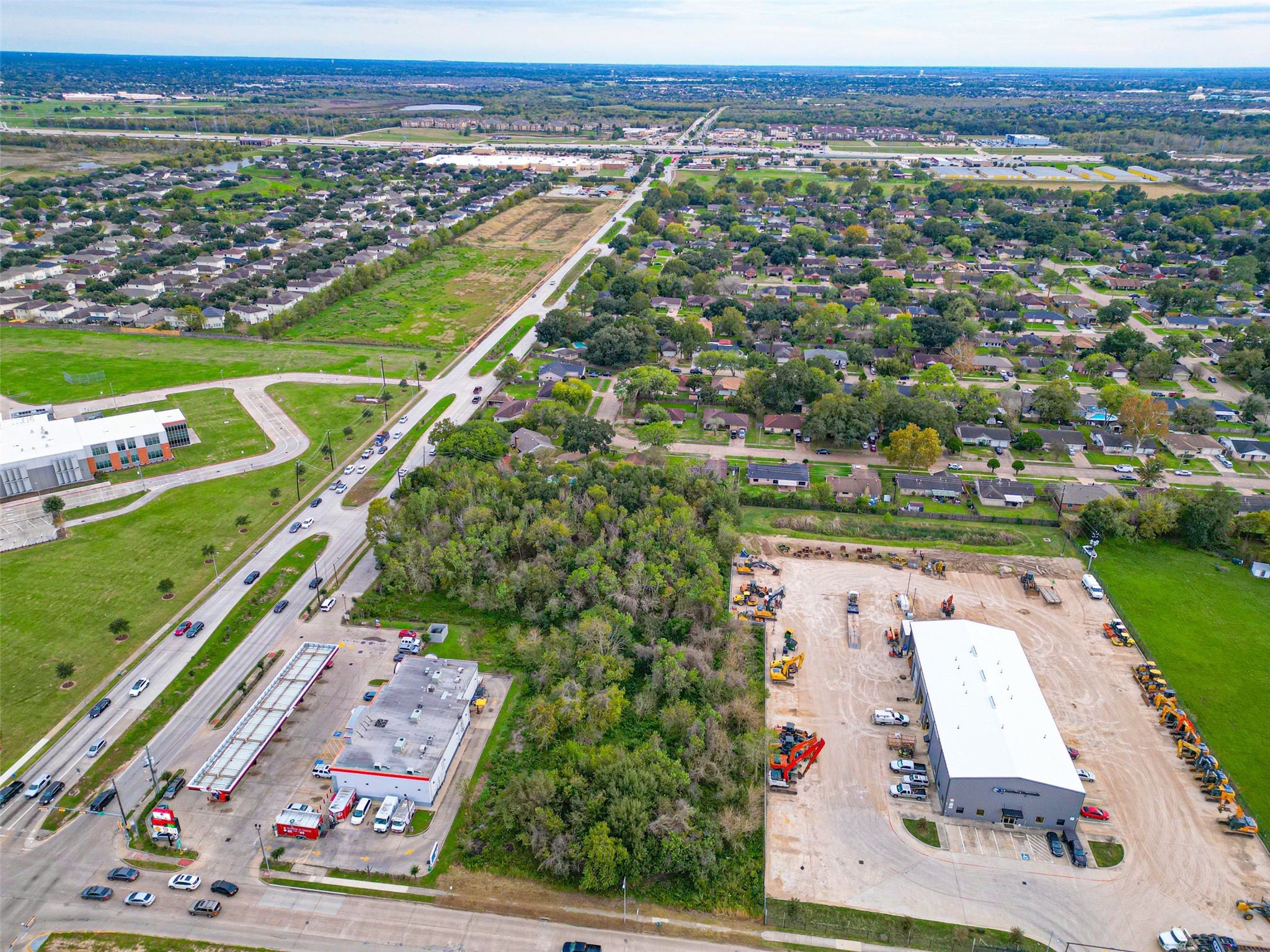 8420 Fuqua Street Houston, TX 77075 - Photo 9 of 17 an aerial view of a city