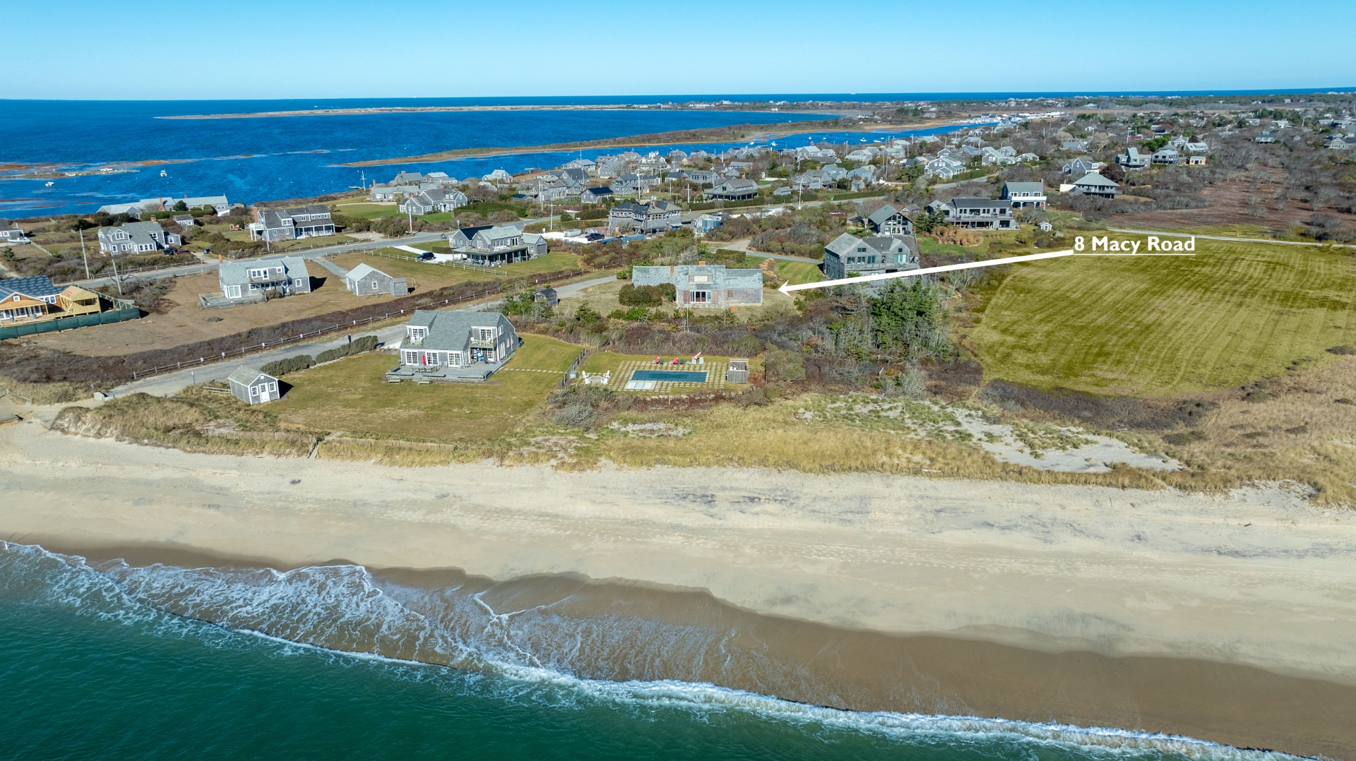 8 Macy Road Nantucket, MA 02554 - Photo 3 of 9 a view of an ocean view