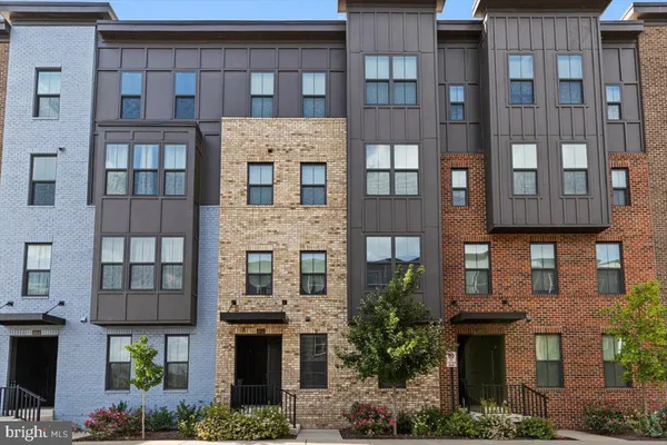 a front view of a multi story building