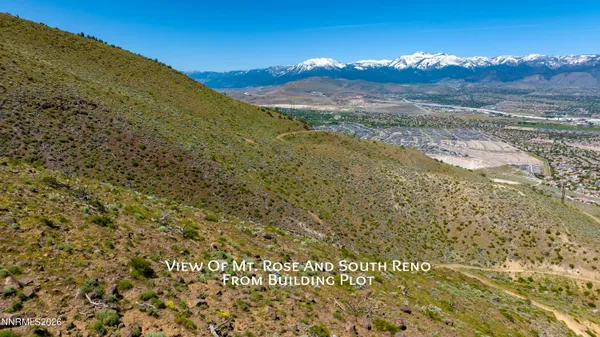 a view of an outdoor space and mountain view