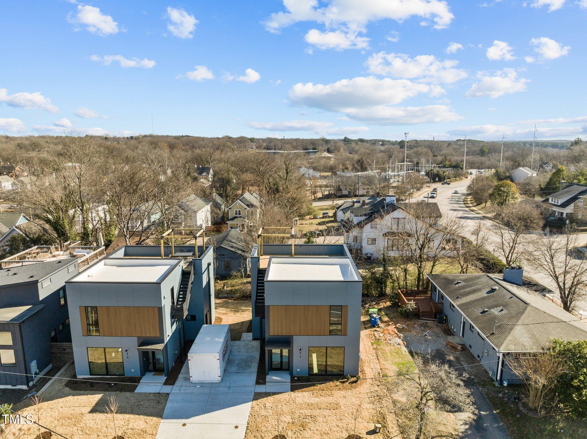 819 South Person Street Raleigh, NC 27601 - Photo 30 of 33 an aerial view of a house with a mountain