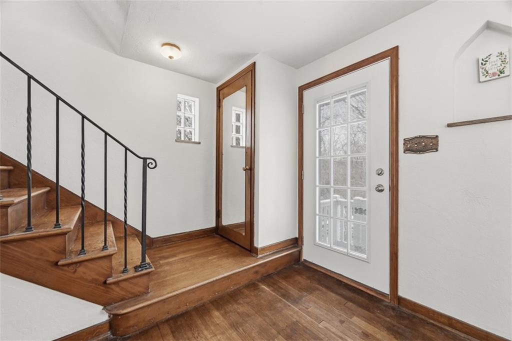 7210 Raymond Street Pittsburgh, PA 15218 - Photo 3 of 37 a view of entryway with wooden floor